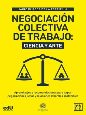 cover image of Negociación colectiva de trabajo